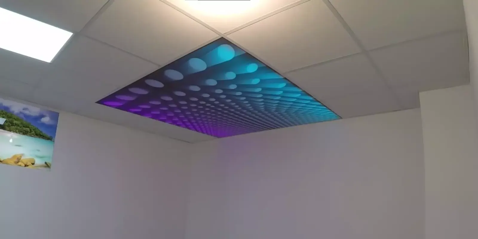 3D натяжной потолок для офиса — Воронеж, Куколкина, 33, фото 1